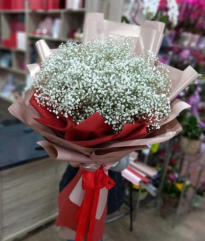 Букет цветов из: Гипсофила в Доры