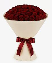 Букет 101 Бордовая роза Блэк Бакарра в Доры