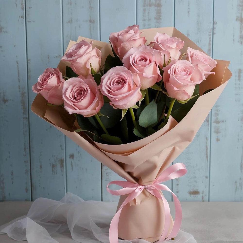 Букет цветов из: Розы в Доры