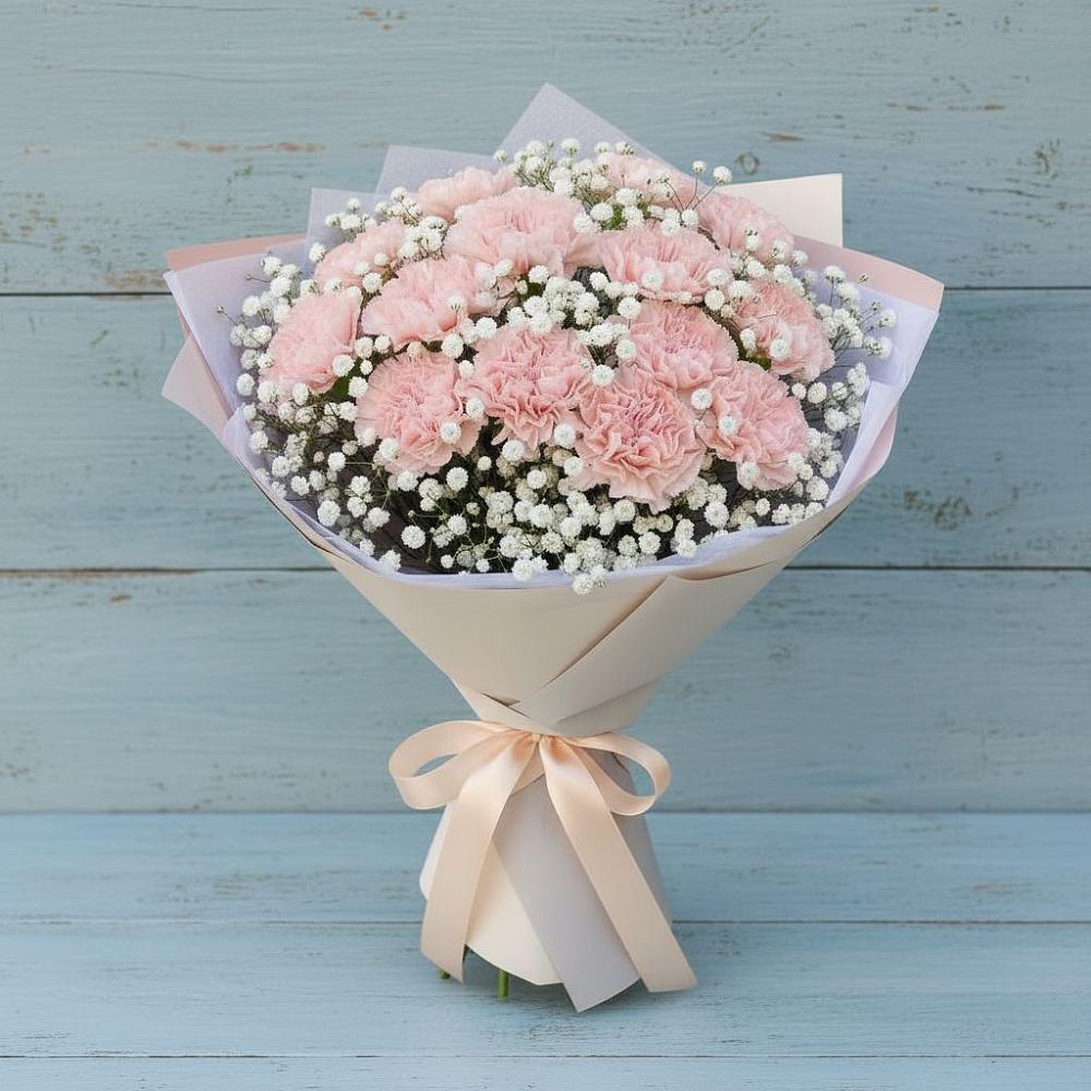 Букет цветов из: Гвоздики в Доры