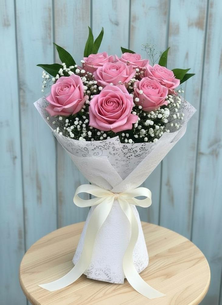 Букет цветов из: Розы в Доры