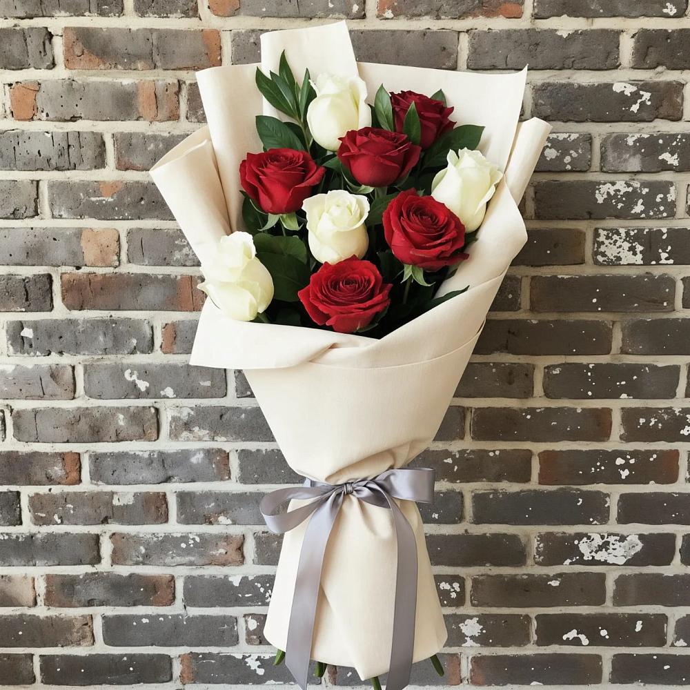 Букет цветов из: Розы в Доры