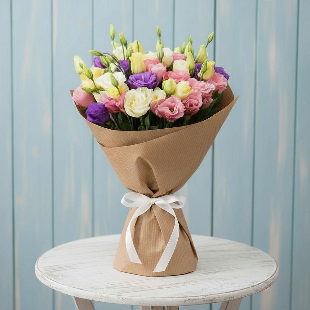 Букет цветов из: Лизиантусы в Доры