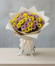 Букет цветов из:  Хризантемы в Доры