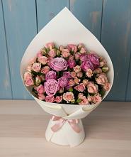 Букет цветов из:  Розы в Доры