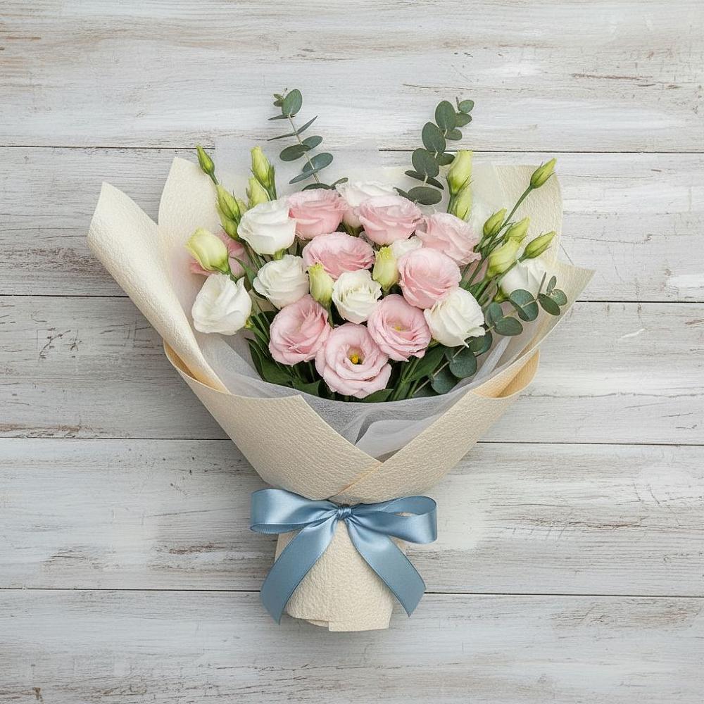 Букет цветов из: Лизиантусы в Доры